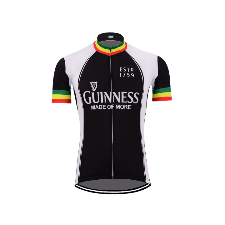 Maillot de ciclismo corto Guinness: comodidad y frescura para tus rutas