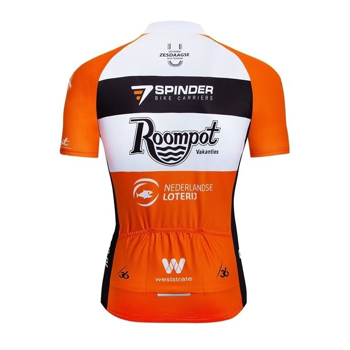 Maillot de ciclismo corto Roompot: comodidad y frescura en cada pedalada
