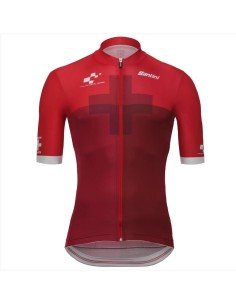 Maillot ciclismo corto Tour de Suiza para pedalear cómodo y fresco