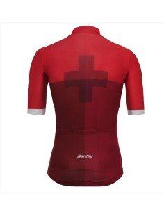 Maillot ciclismo corto Tour de Suiza para pedalear cómodo y fresco 2