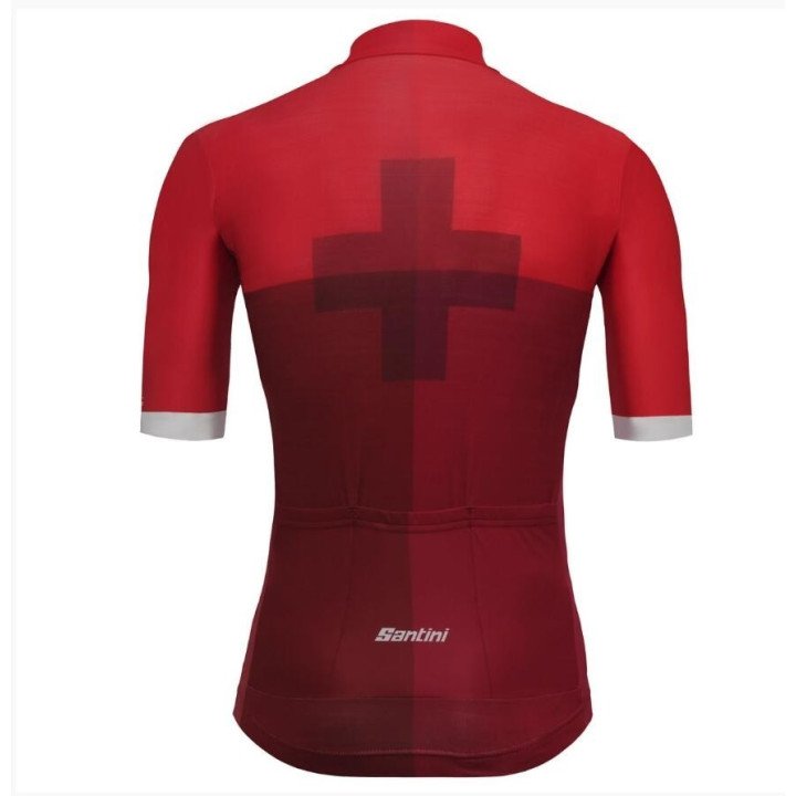 Maillot ciclismo corto Tour de Suiza para pedalear cómodo y fresco