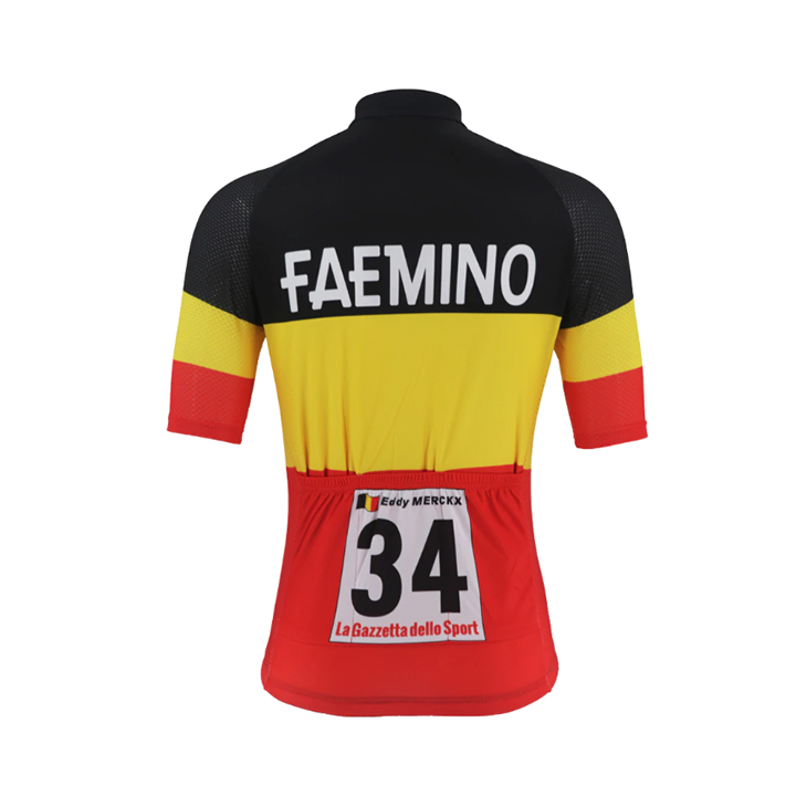 Maillot ciclismo corto Faemino: comodidad y frescura para tus rutas