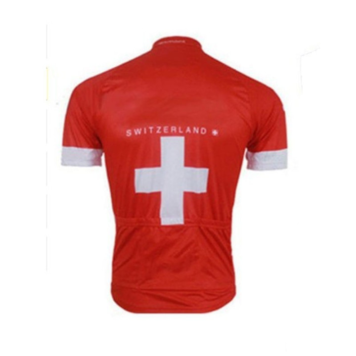 Maillot de ciclismo corto Suiza: comodidad y frescura para tus rutas