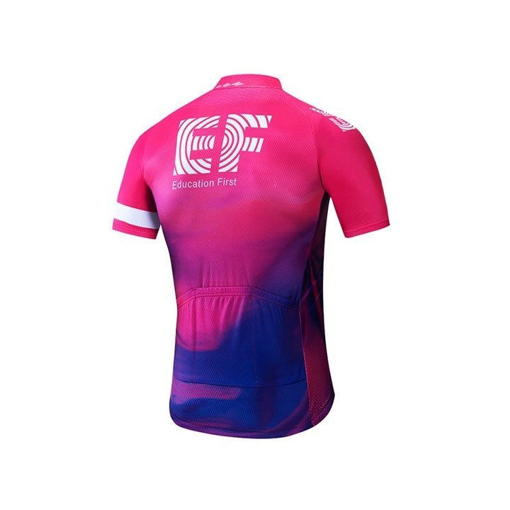 Maillot ciclismo corto EF Education First: comodidad y frescura para tus rutas