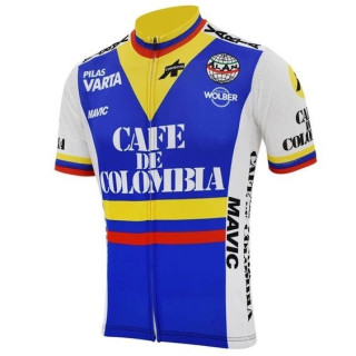 Maillot de ciclismo corto Café de Colombia: comodidad y calidad para todos