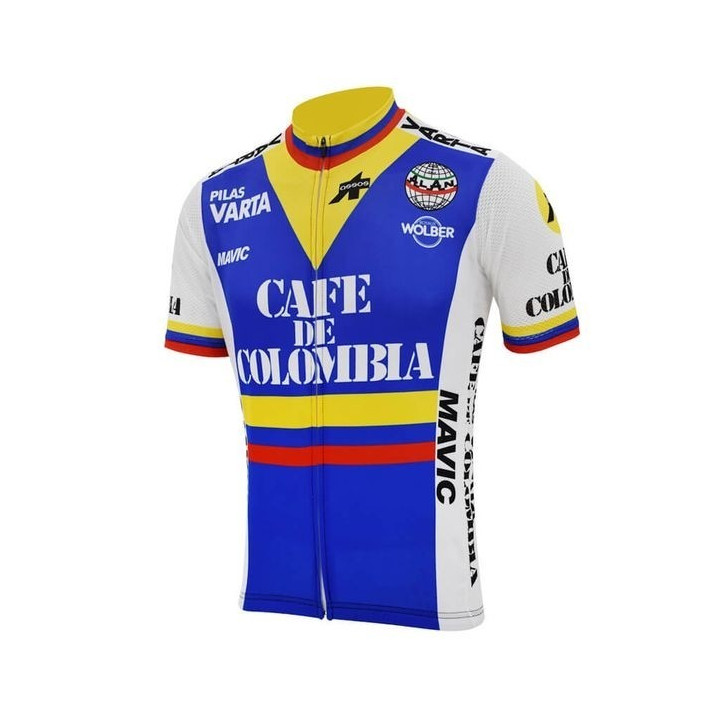 Maillot de ciclismo corto Café de Colombia: comodidad y calidad para todos
