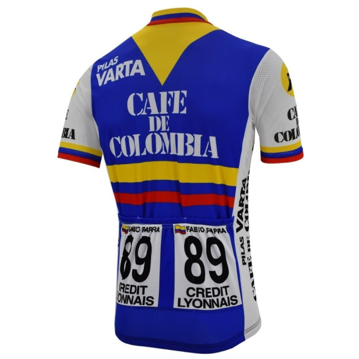 Maillot de ciclismo corto Café de Colombia: comodidad y calidad para todos