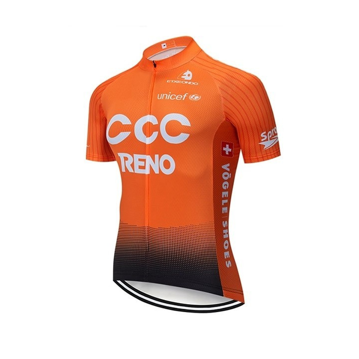 Maillot de ciclismo corto CCC: comodidad y frescura para tus rutas