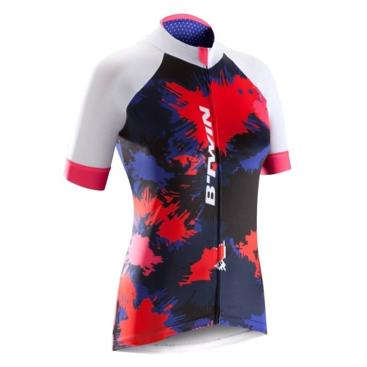 Maillot de ciclismo corto B?Twin para sentirte fresco y cómodo en tus rutas