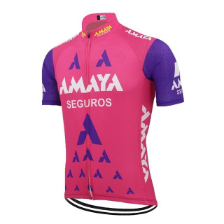 Maillot de ciclismo corto Amaya Seguros: comodidad y frescura para tus rutas