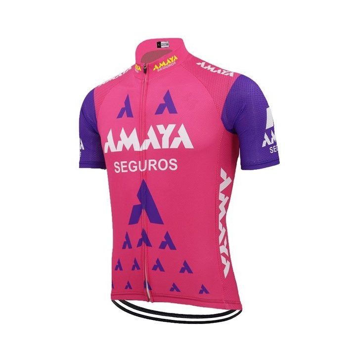 Maillot de ciclismo corto Amaya Seguros: comodidad y frescura para tus rutas