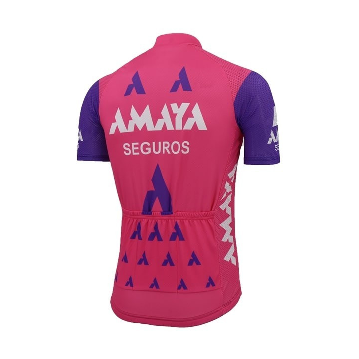 Maillot de ciclismo corto Amaya Seguros: comodidad y frescura para tus rutas