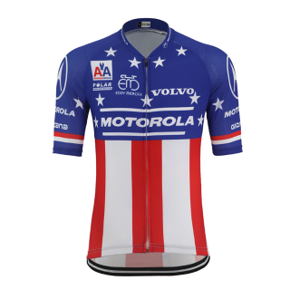 Maillot de ciclismo corto Motorola: calidad y comodidad para todos los ciclistas