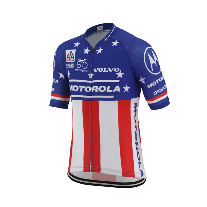 Maillot de ciclismo corto Motorola: calidad y comodidad para todos los ciclistas
