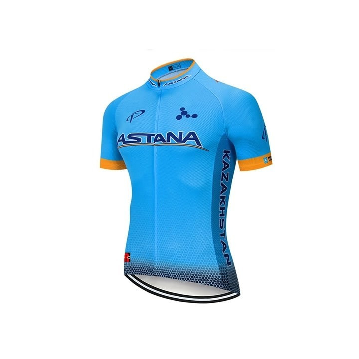 Maillot de ciclismo corto Astana: comodidad y frescura para tus rutas