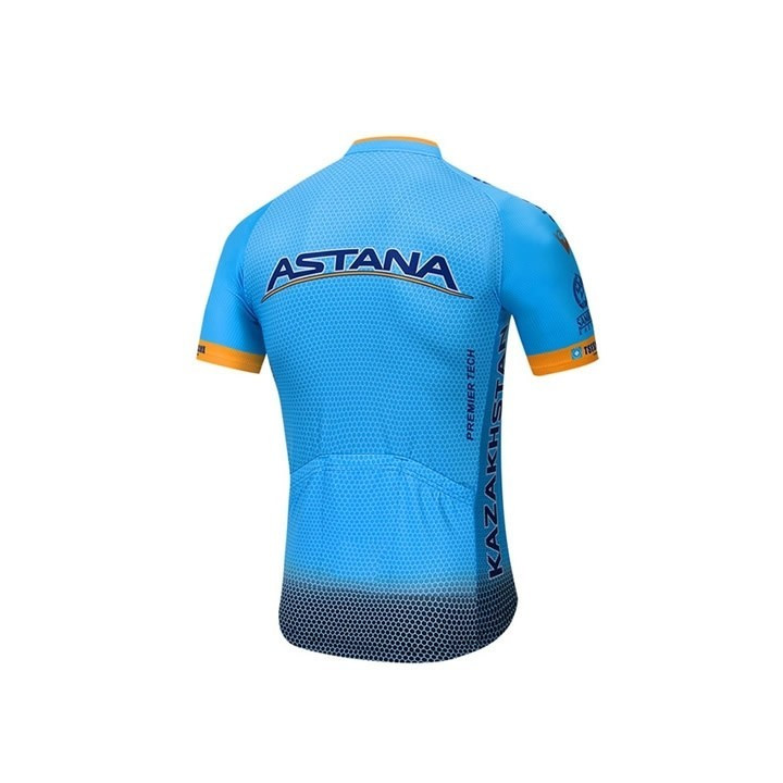 Maillot de ciclismo corto Astana: comodidad y frescura para tus rutas