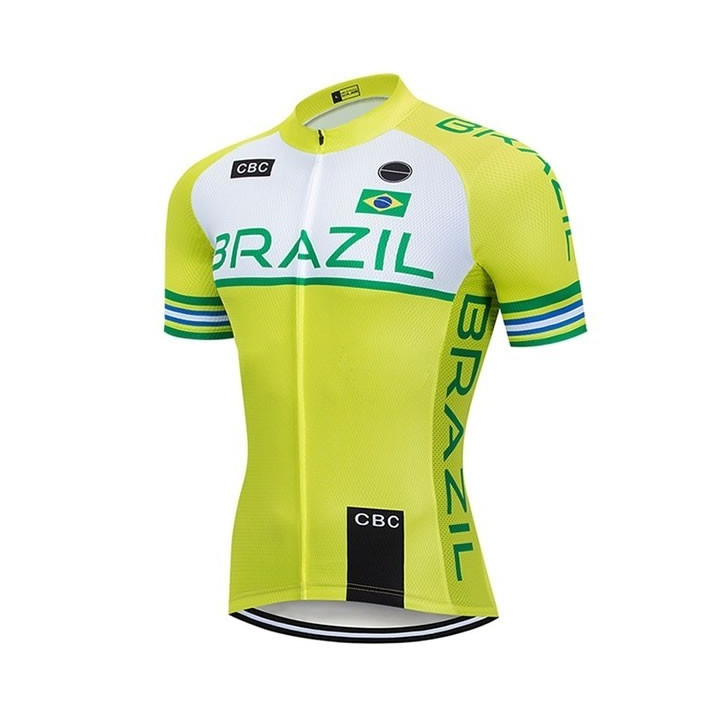 Maillot de ciclismo corto Brasil: comodidad y frescura para tus rutas
