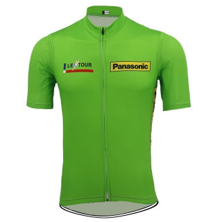 Maillot de ciclismo corto Panasonic, comodidad y frescura para tus rutas