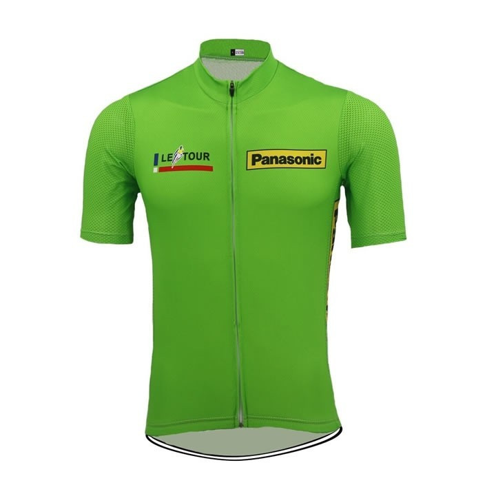 Maillot de ciclismo corto Panasonic, comodidad y frescura para tus rutas