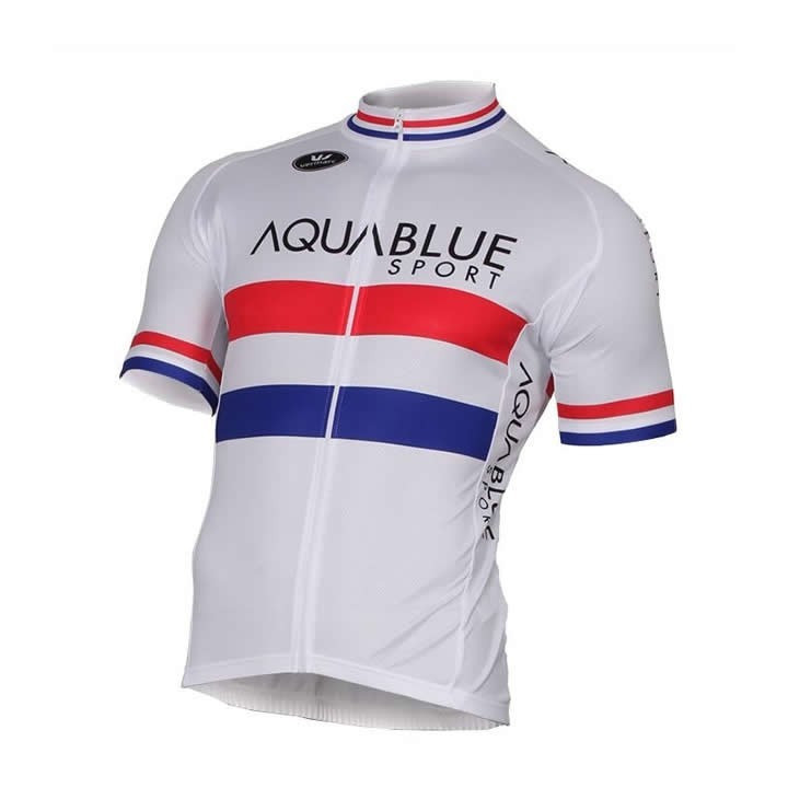 Maillot de ciclismo corto Aqua Blue: comodidad y frescura al pedalear