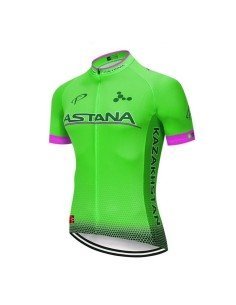 Maillot ciclismo corto Astana: comodidad y frescura para tus rutas