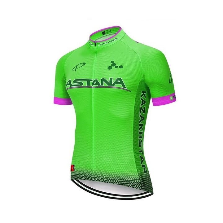Maillot ciclismo corto Astana: comodidad y frescura para tus rutas