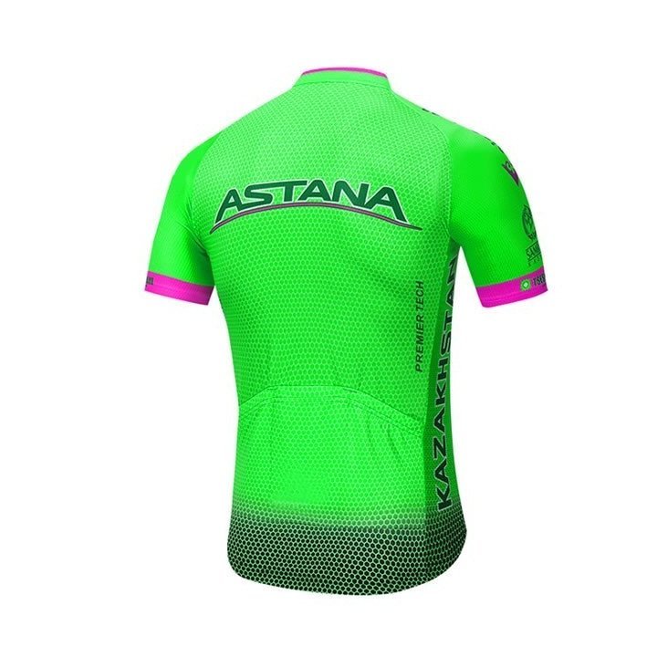 Maillot ciclismo corto Astana: comodidad y frescura para tus rutas