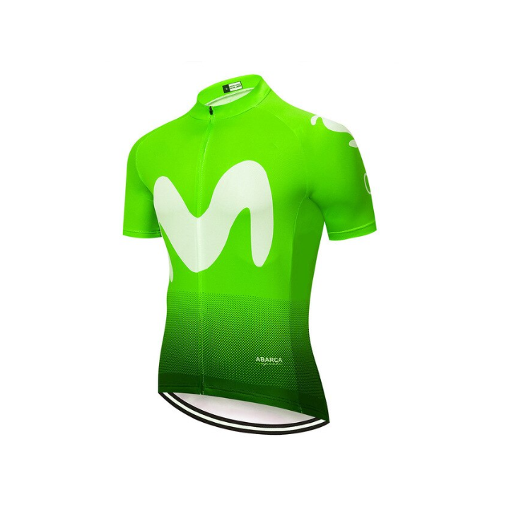 Maillot corto Movistar: comodidad y frescura para tus rutas en bici
