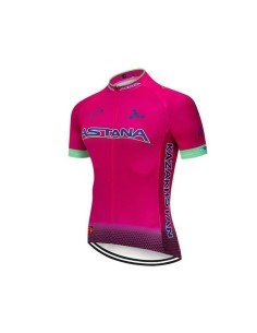 Maillot ciclismo corto Astana: comodidad y frescura para tus rutas