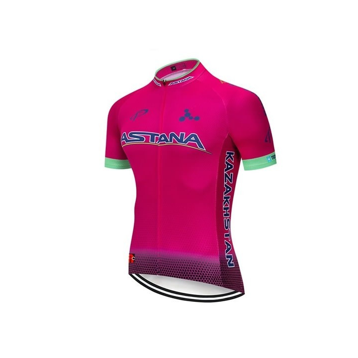 Maillot ciclismo corto Astana: comodidad y frescura para tus rutas