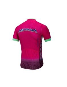 Maillot ciclismo corto Astana: comodidad y frescura para tus rutas 2