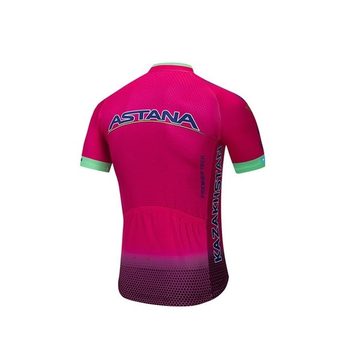 Maillot ciclismo corto Astana: comodidad y frescura para tus rutas