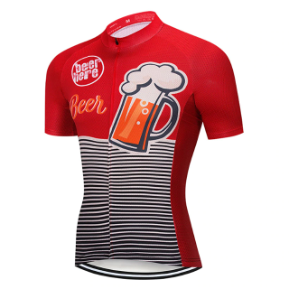 Maillot de ciclismo corto Beer: comodidad y frescura para tus rutas