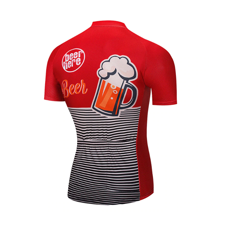 Maillot de ciclismo corto Beer: comodidad y frescura para tus rutas