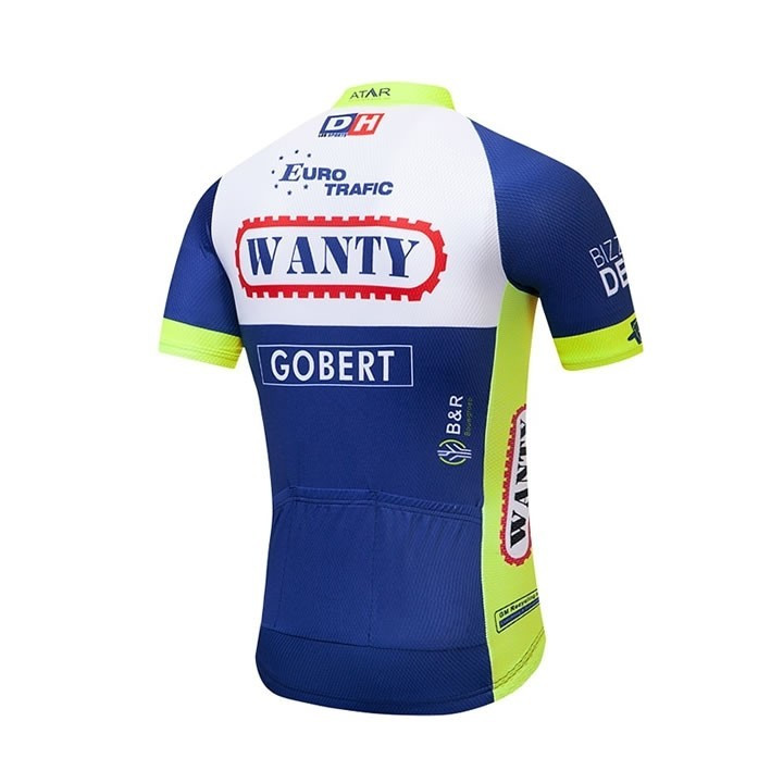 Maillot de ciclismo corto Wanty: comodidad y frescura en cada pedaleo