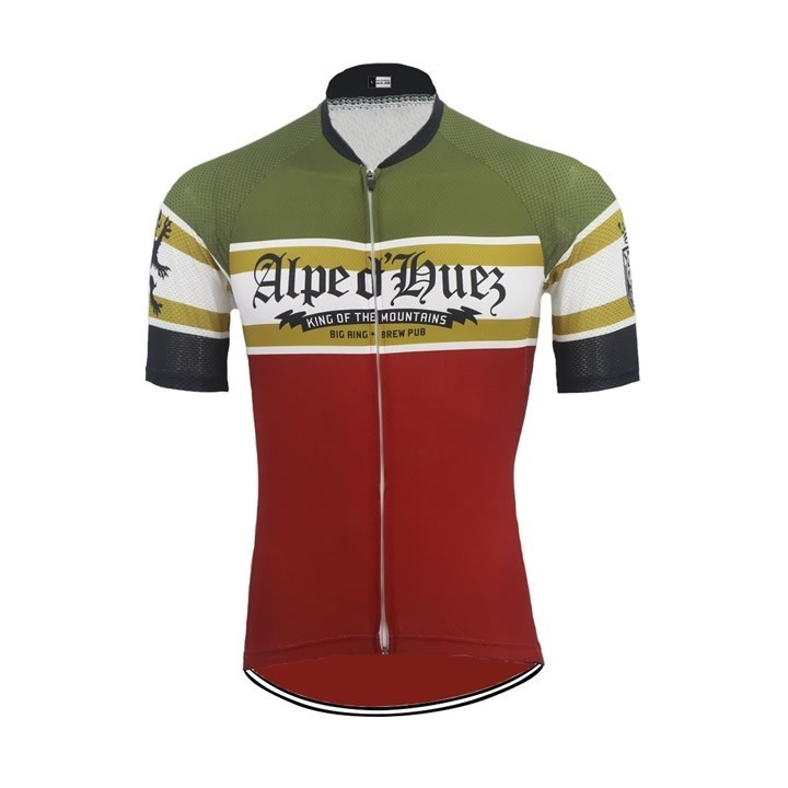 Maillot de ciclismo corto Alpe d'Huez: comodidad y frescura para tus rutas