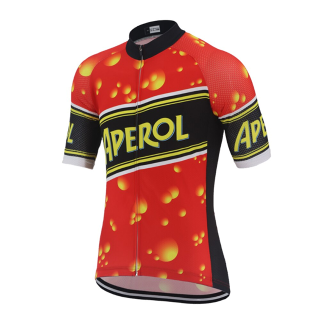 Maillot de ciclismo corto Aperol: comodidad y frescura para tus paseos