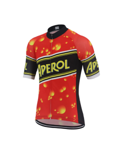 Maillot de ciclismo corto Aperol: comodidad y frescura para tus paseos