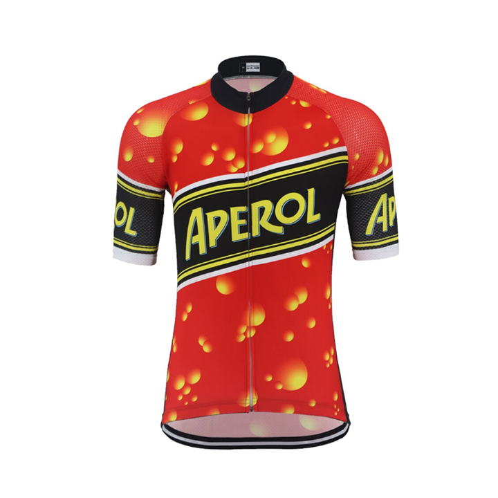 Maillot de ciclismo corto Aperol: comodidad y frescura para tus paseos