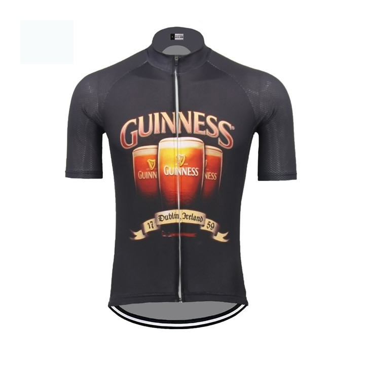 Maillot ciclismo corto Guinness: comodidad y frescura para tus rutas
