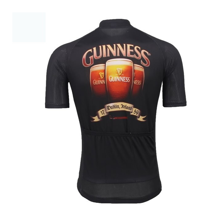 Maillot ciclismo corto Guinness: comodidad y frescura para tus rutas