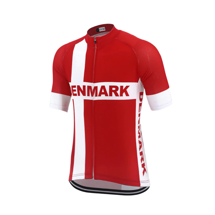 Maillot de ciclismo corto Denmark: comodidad y frescura para tus rutas