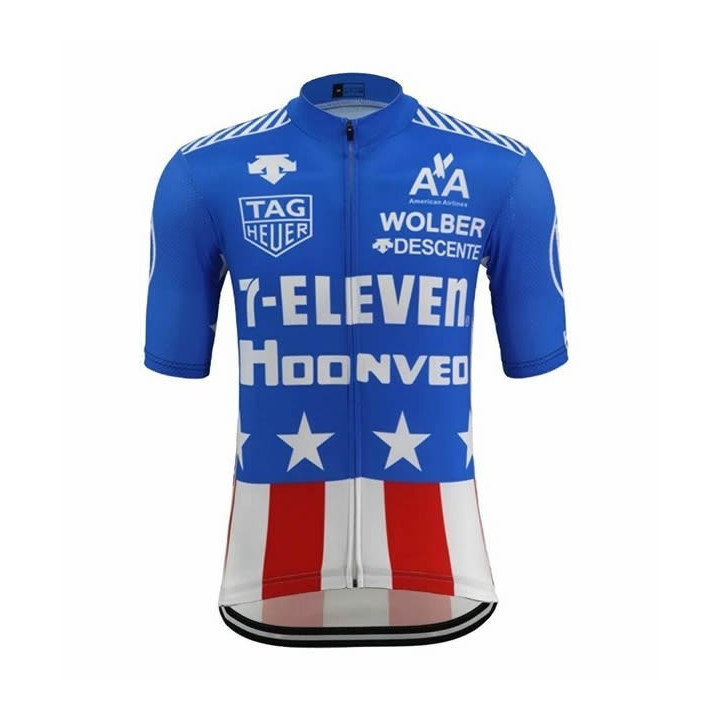Maillot de ciclismo corto 7 Eleven: comodidad y estilo para pedalear