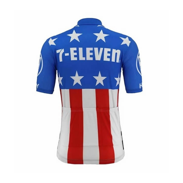 Maillot de ciclismo corto 7 Eleven: comodidad y estilo para pedalear