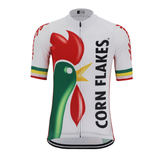Maillot de ciclismo corto Corn Flakes: comodidad y frescura en cada pedaleo