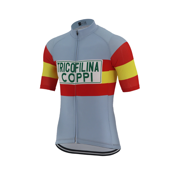 Maillot de ciclismo corto Coppi: comodidad y frescura para tus rutas