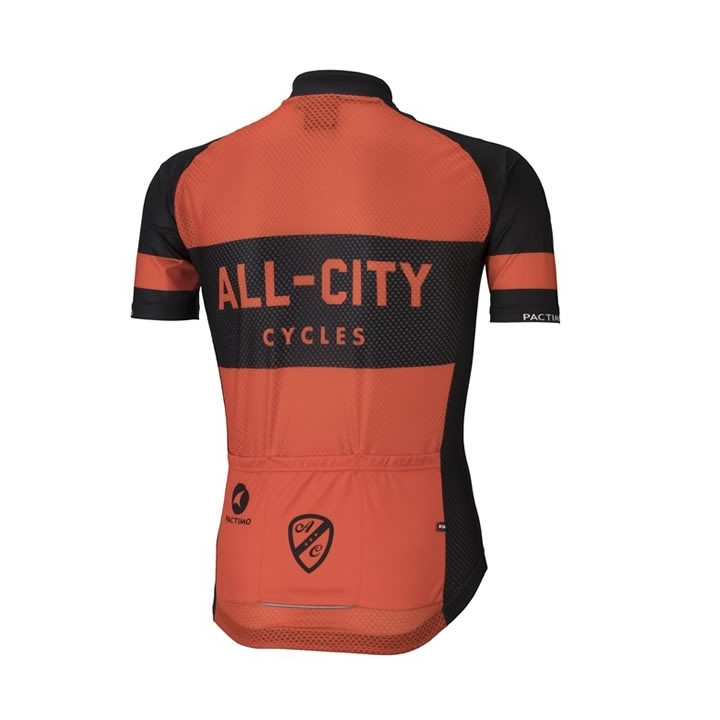 Maillot ciclismo corto All City: comodidad y frescura para tus rutas