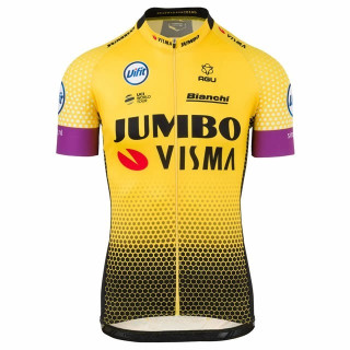 Maillot de ciclismo corto Jumbo Visma para pedalear cómodo y fresco