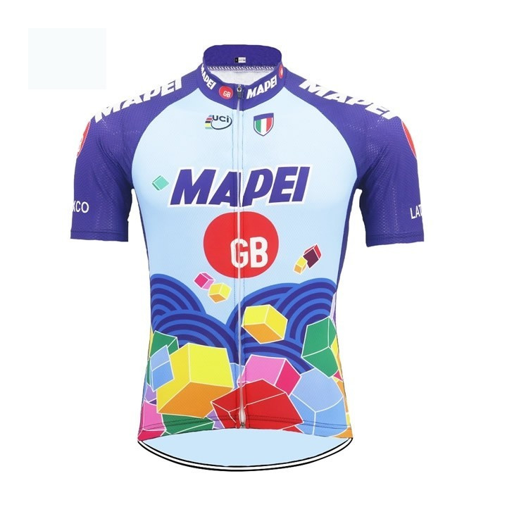 Maillot corto Mapei: comodidad y frescura en tus rutas en bici