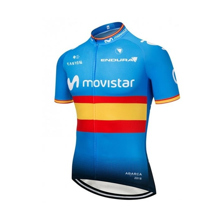 Maillot ciclismo corto Movistar: comodidad y frescura para tus rutas
